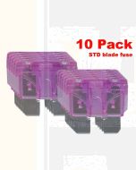 Ionnic BF3/10 ATC/ATO Blade Fuse 3A - Purple (Pack of 10)