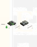 Delphi P-WP4/2 4 Circuit Weather Pack Kit