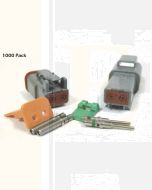 Deutsch DT Series 2 Pin Green Band Connector Kit (1000 Pack)