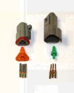 Deutsch DT3-4 3 Way Connector Kit with Gold Contacts