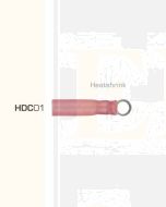 ionnic HDC01 Red Heatshrink 3mm Ring Crimp Terminal