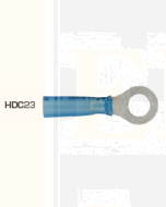 Quikcrimp HDC23 Blue 6mm Heatshrink Ring Terminal