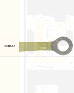 Quikcrimp HDC41 Yellow 8mm Heatshrink Ring Terminal 