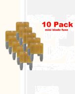 Ionnic MF5/10 ATM Mini Blade Fuse 5A - Orange (Pack of 10)