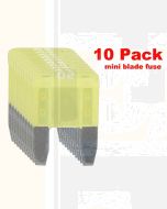 Ionnic MF20/10 ATM Mini Blade Fuse 20A - Yellow (Pk of 10)