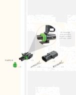 Delphi P-WP2/2 2 Circuit Weather Pack Kit
