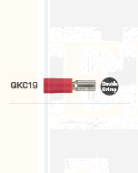 Quikcrimp QKC19 Red 2.8mm Vinyl Female Blade Terminal