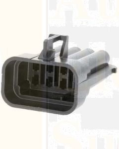 Delphi 12047931 Black Metri Pack 150 Series Connector (Bag of 5)