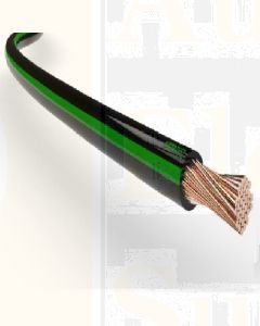 Ionnic TW100-BLK/D-GRN-500 Thin Wall Black Cable - Dark Green Trace (1.0mm2)