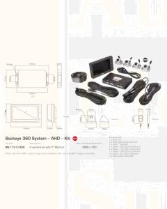 Brigade BN-770HD-300 BackEye 360 System AHD Kit