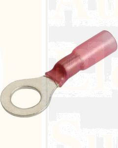 Quikcrimp HDC03 Red 5mm Heatshrink Ring Terminal (100 Pack)