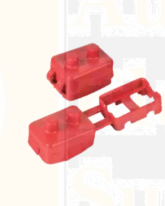 Ionnic CB121R/100 121/123 Series Terminal Insulators - Red (Pack of 100)