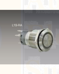 Ionnic L19-RA Vandal Switch Resistant 12-24V N/O & N/C - Amber