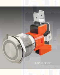 Ionnic L22HD-RL 12V Vandal Switch Resistant 12V N/O & N/C