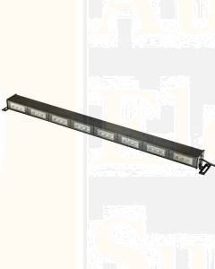 Ionnic LSWLS-38AW LED Warning Bar - 8 Modules (Amber/White)
