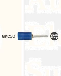 IONNIC QKC30 Blue Pin Crimp Terminals (Pack of 100)