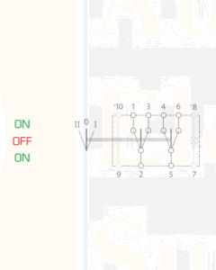 Ionnic R102-12GG Switch Rocker DP/DT On/Off/No - 12V