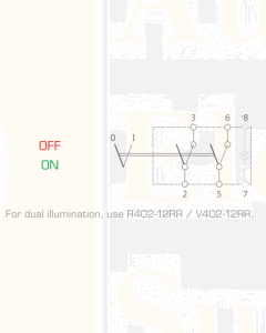 Ionnic  R404-24R-XX All Switches Rocker with Print