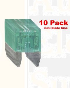 Ionnic MF30/10 ATM Mini Blade Fuse 30A - Green (Pk of 10)