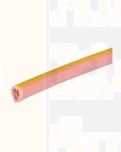 Ionnic TW100-YEL/PNK-500 Thin Wall Yellow Cable - Pink Trace (1.0mm2)
