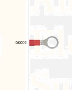 Quikcrimp 8.5mm Ring Pre-Insulated Terminal Red pack of 100