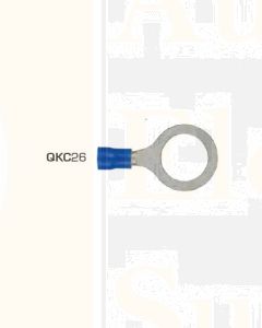 Quikcrimp 13mm Ring Pre-Insulated Terminal Blue Pack of 100