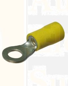 Quikcrimp Yellow 5MM Ring Terminal 3/16 (100)