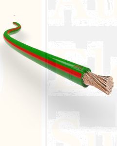 Ionnic TW100-RED/D-GRN-500 Thin Wall Red Cable - Dark Green Trace (1.0mm2)