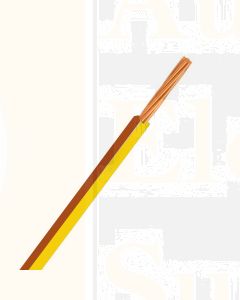 Ionnic TW100-YEL/BRN-500 Thin Wall Yellow Cable - Brown Trace (1.0mm2)