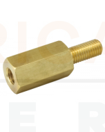 M10 Brass Extension Stud 60mm