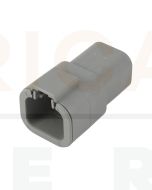 Deutsch DTP04-4P-C015 DTP Series 4 Pin Receptacle