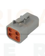 Deutsch DTP06-4S-C015 DTP Series 4 Socket Plug