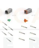 Deutsch DT6-1-E008 Connector Kit with Heatshrink Adapter