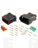 Deutsch DT12-4-CAT 12 Way CAT Spec Connector Kit with Gold Contacts