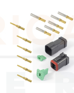 Deutsch DT6-4-CAT 6 Way CAT Spec Connector Kit with Gold Contacts