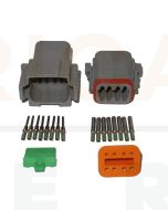 Deutsch DT8-3 8 Way Connector Kit with Nickel Contacts