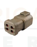 Deutsch DTP04-4P-E003/10 Connector Receptacle 25 amp (Bag of 10)