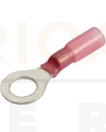 Quikcrimp HDC03 Red 5mm Heatshrink Ring Terminal (100 Pack)