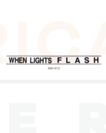 Ionnic 882-913 Bus Warning Light Kit Decal - "WHEN LIGHTS FLASH" - NSW