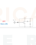 Ionnic RHL168-78 Switch Hi-Lux 2016 - Off/Mom.On (Blue)