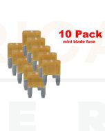 Ionnic MF5/10 ATM Mini Blade Fuse 5A - Orange (Pack of 10)