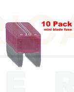 Ionnic MF10/10 ATM Mini Blade Fuse 10A - Red (Pk of 10)