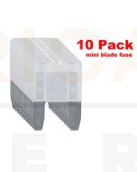 Ionnic MF25/10 ATM Mini Blade Fuse 25A - Clear (Pk of 10)