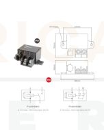 Ionnic P1412150HD Relay Power N/O 12V 130A Resistor