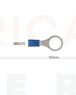 IONNIC QKC25 10.5mm Blue Vinyl Insulated Ring Terminal (Pack of 100)