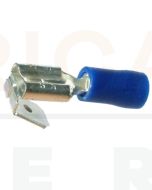 Quikcrimp Blue 6.3mm Piggyback/ Adaptor Terminal 100 Pack