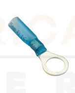 Quikcrimp HDC22 Blue 5mm Heatshrink Ring Terminal (Pack of 100)