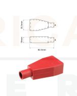 Ionnic Battery 12.5mm Cable Terminal Insulators - Straight Leads (Pack QTY 1)