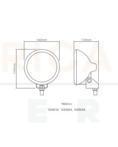 Nordic Lights 100534 General Purpose Lamp with Rubber Body