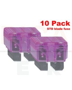 Ionnic BF3/10 ATC/ATO Blade Fuse 3A - Purple (Pack of 10)